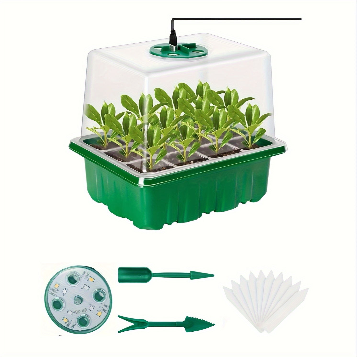 Plant Grow Light Full Spectrum - Набор для выращивания рассады - 1/2/3