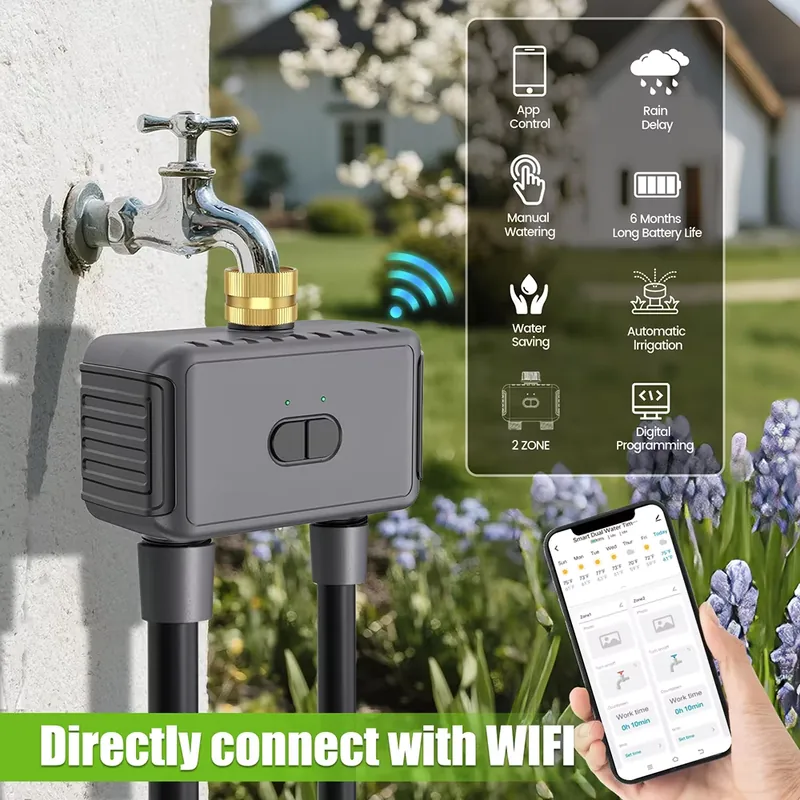 WAP01 Умный таймер полива с Wi – обзор и цена Smart Garden Water Timer