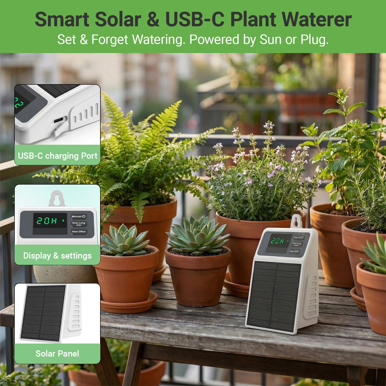 Усовершенствованная солнечная  – обзор и цена Smart Garden Sprinkler
