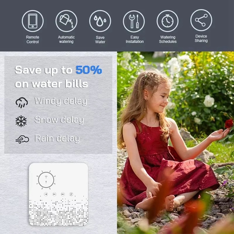 Умный контроллер полива Tuya W – обзор и цена Smart Garden Sprinkler