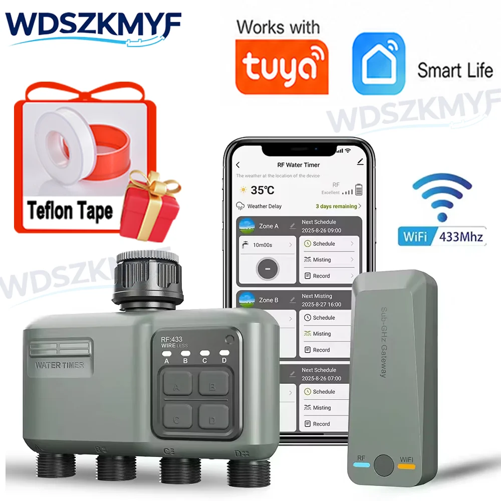 Умный Wi-Fi RF433 таймер полив – обзор и цена Smart Garden Lock