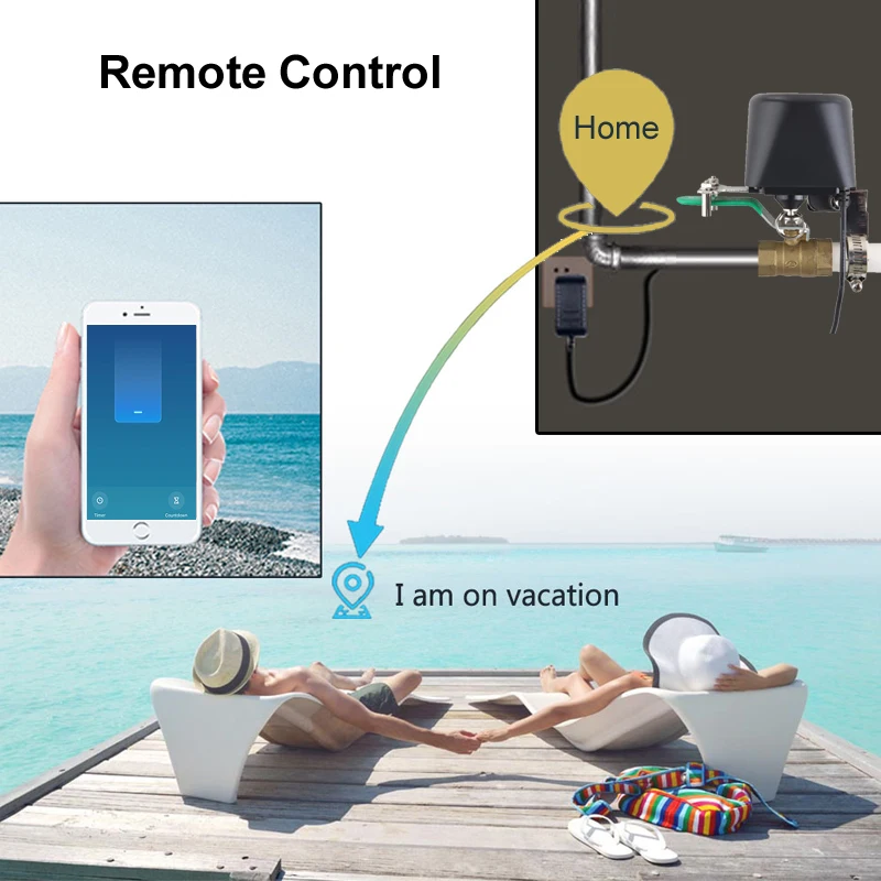 Умный WiFi-клапан для воды, Zi – обзор и цена Smart Garden Water Timer